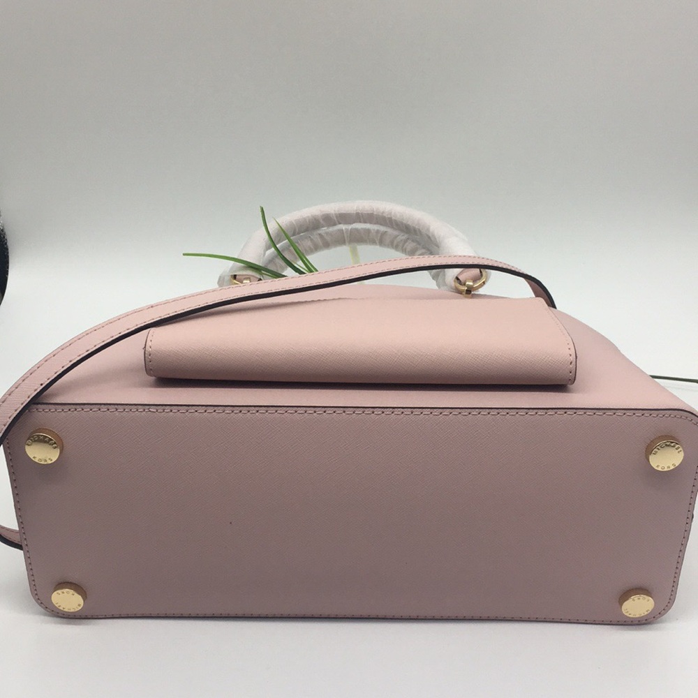 Michael Kors LG Dome Satchel Bag & Wallet BLOSSOM - Picture 3 of 10